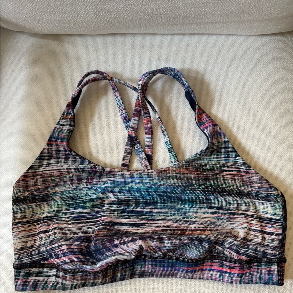 LuluLemonMulticolor Strappy Sports Bra